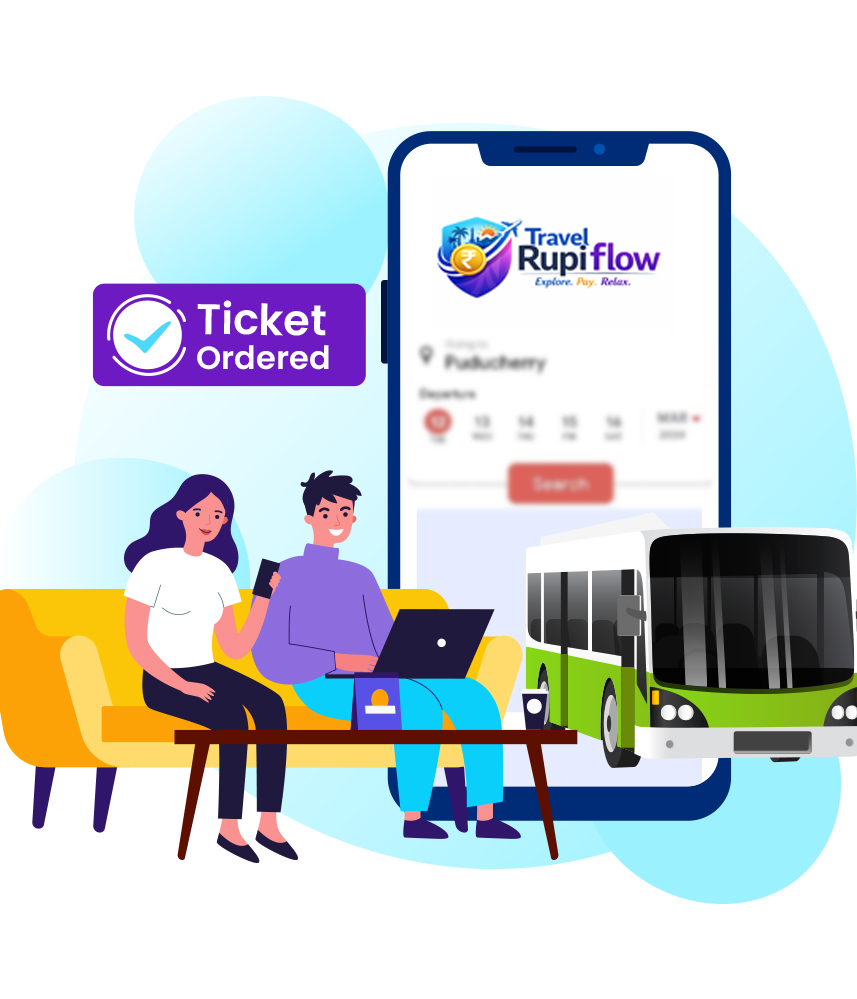 Happy travelers with luggage